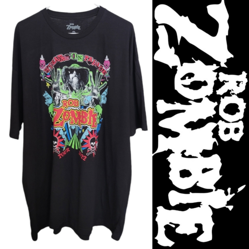 🆕️ Rob Zombie Freaks on Parade 2022 Tour Graphic Tee